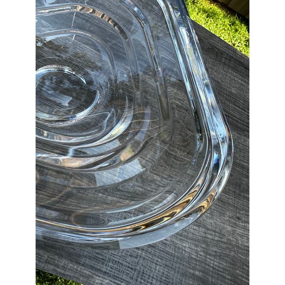 Ricci Casa Collection Caprice Art Deco Modern 24% Lead Crystal Bowl-Slovenia - Picture 9 of 12